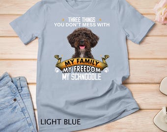 Drei Dinge, mit denen Sie sich nicht mit Schnoodle Dog Lovers Premium T-Shirt Sweatshirt anlegen