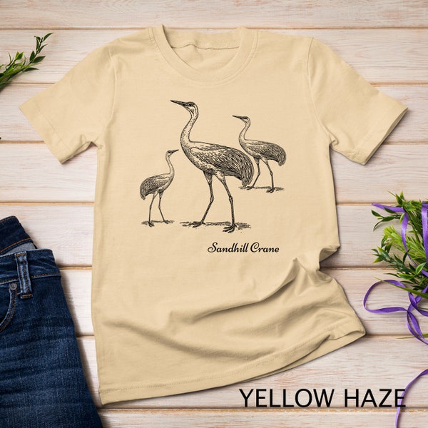Sandhill Crane Bird Ornithology Shirt Cranes Lover T-Shirt Sweatshirt