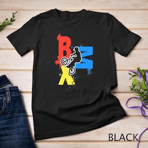 BMX Racing Bike Rider American Retro T-Shirt Sweatshirt