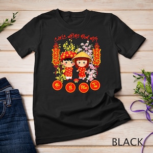 Chuc Mung Nam Moi 2025 Tee Vietnamese Lunar New Year Gifts T-Shirt Sweatshirt
