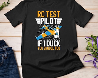 Modelliermasseg T-Shirt Sweatshirt für Testpiloten und Modellflugzeuge