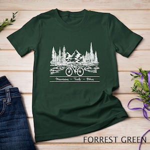Mountain Bike MTB Shirt Mountains Trails Bikes T-Shirt Sweatshirt