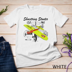 Shoestring Stunter Control Line RC Model Airplane T-Shirt Sweatshirt