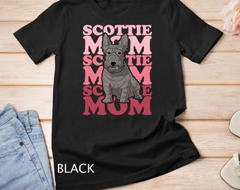 Scottie Mom Hundebesitzer Scottish Terrier T-shirt Sweatshirt