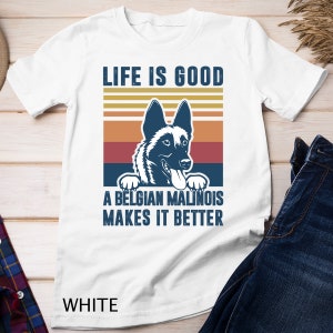 Belgian Malinois Dog Gifts For Men Women Belgian Malinois  T-Shirt Sweatshirt
