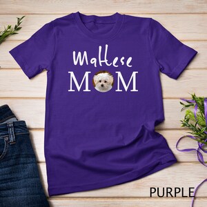 Trendy Maltese Mom Cute Dog Lover T-shirt Sweatshirt