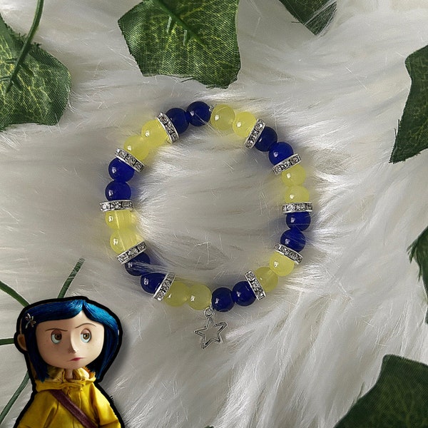 Coraline Themed Bracelet - Etsy