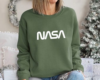 NASA Space Sweatshirt, Space Hoodie, NASA Sweatshirt, Space Sweatshirt, Gift for Her