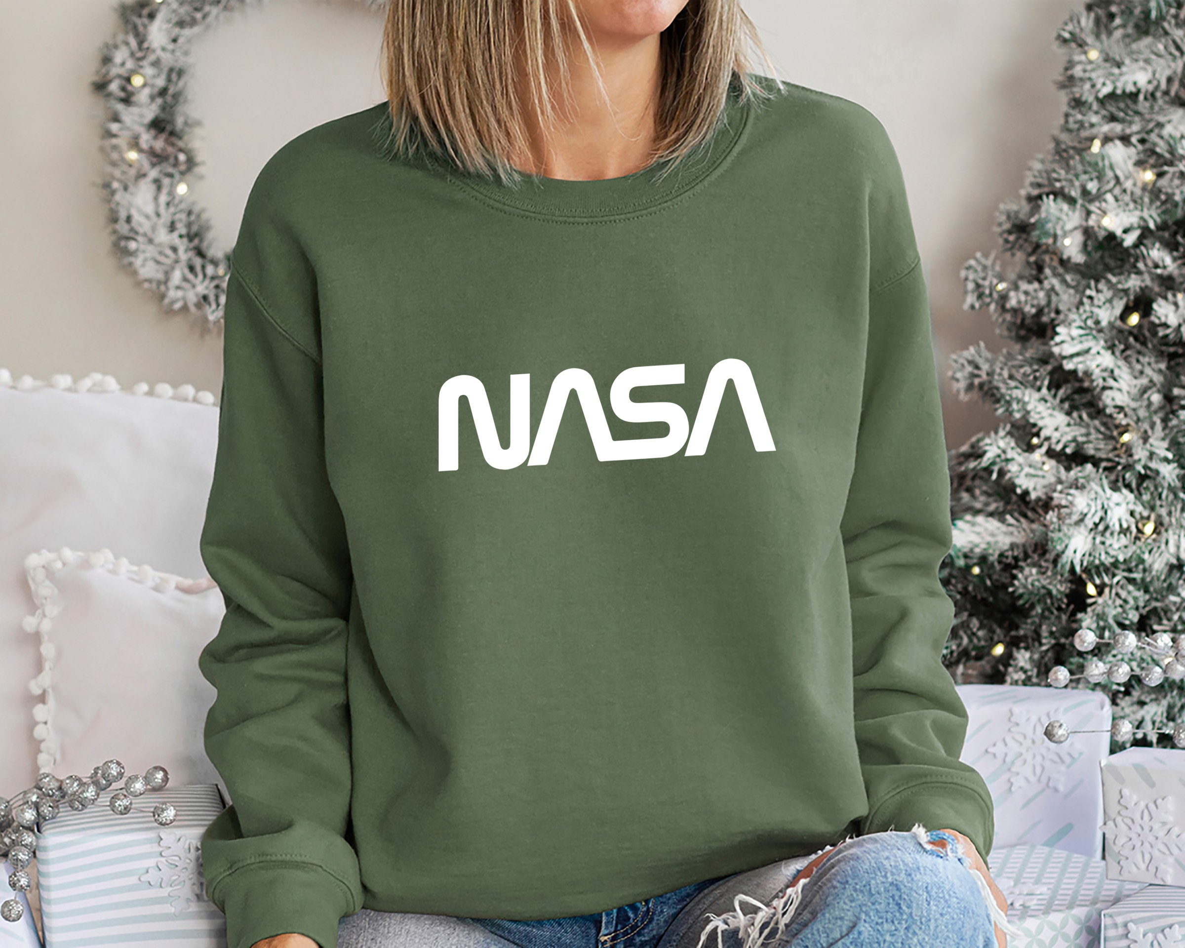 Nasa space sweatshirt sale
