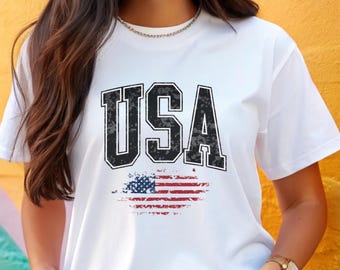 USA Flag Shirt, 4th of July USA Shirt, Independence Day Shirt, American Pride, Freedom Celebration 1776, Patriotic Shirt