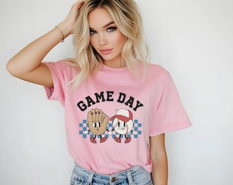 Baseball Mom Graphic Tee, Game Day Shirt, Baseball Season Tshirt