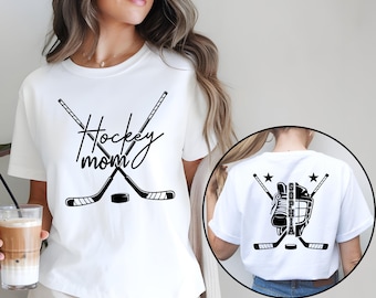 Personalized Hockey Mom Shirt, Hockey Team Player, Custom Hockey Game Day Tshirt