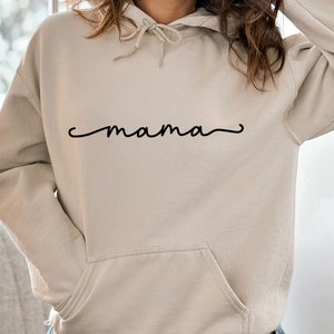 Mama Sweatshirt, Mother&#39;s Day Gift Hoodie, Family Love Hoodie, Gift for Her, Motherhood Sweatshirt, Gift for Nana, New Mom Sweatshirt