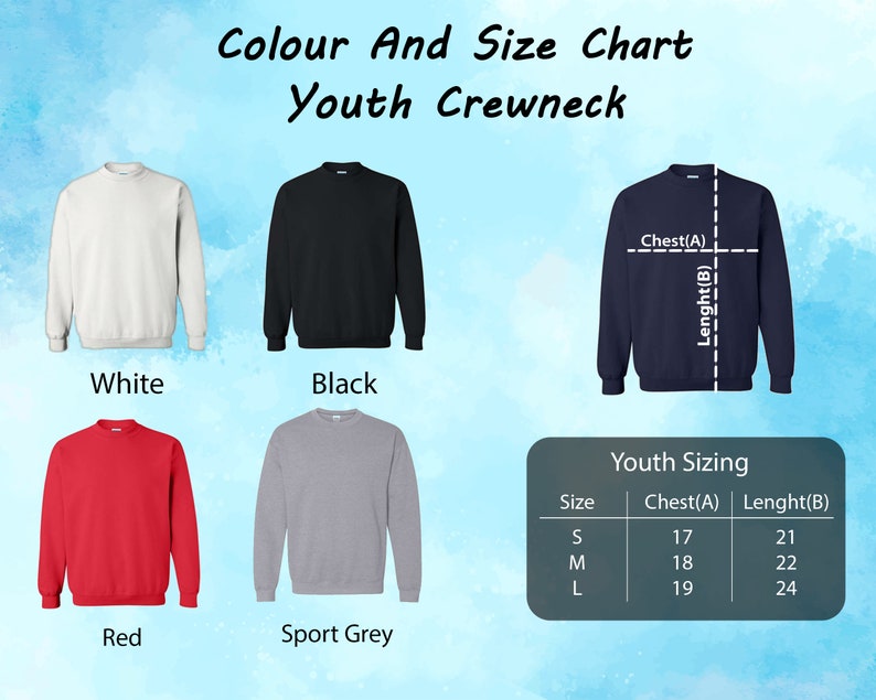 a group of different colored and size shirts
