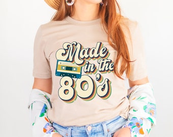 Made in The 80's Retro Shirt, 80's Tshirt, Vintage 1980 Tee