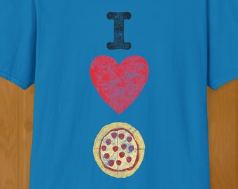 I love pizza T-Shirt, I Heart Pizza, Pizza Lover