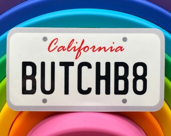 Butch Bait Sticker BUTCHB8 Butch Lesbian Dyke Pride