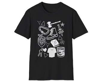 Butch Tattoo Flash Sheet T-Shirt