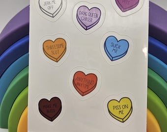 Kink BDSM Hanky Code Handkerchief Code Flagging White Lavender Magenta Gold Light Blue Orange Maroon Yellow