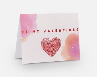 Polyamorous Valentine's Day Card - Polyamory Greeting Card - Throuple Triad Polycule