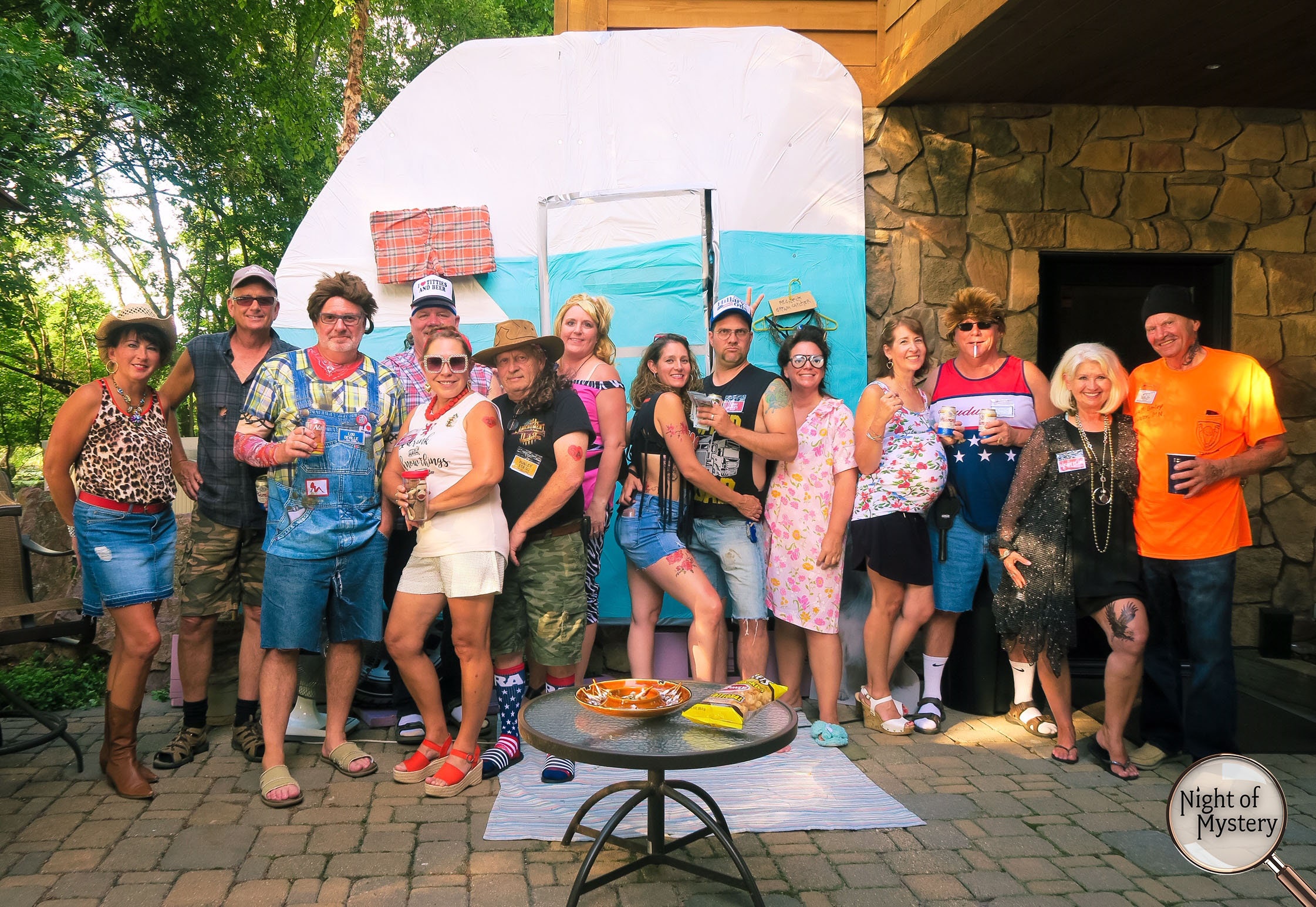 Trailer Park Murder Mystery Party Game for Group | Redneck Detective