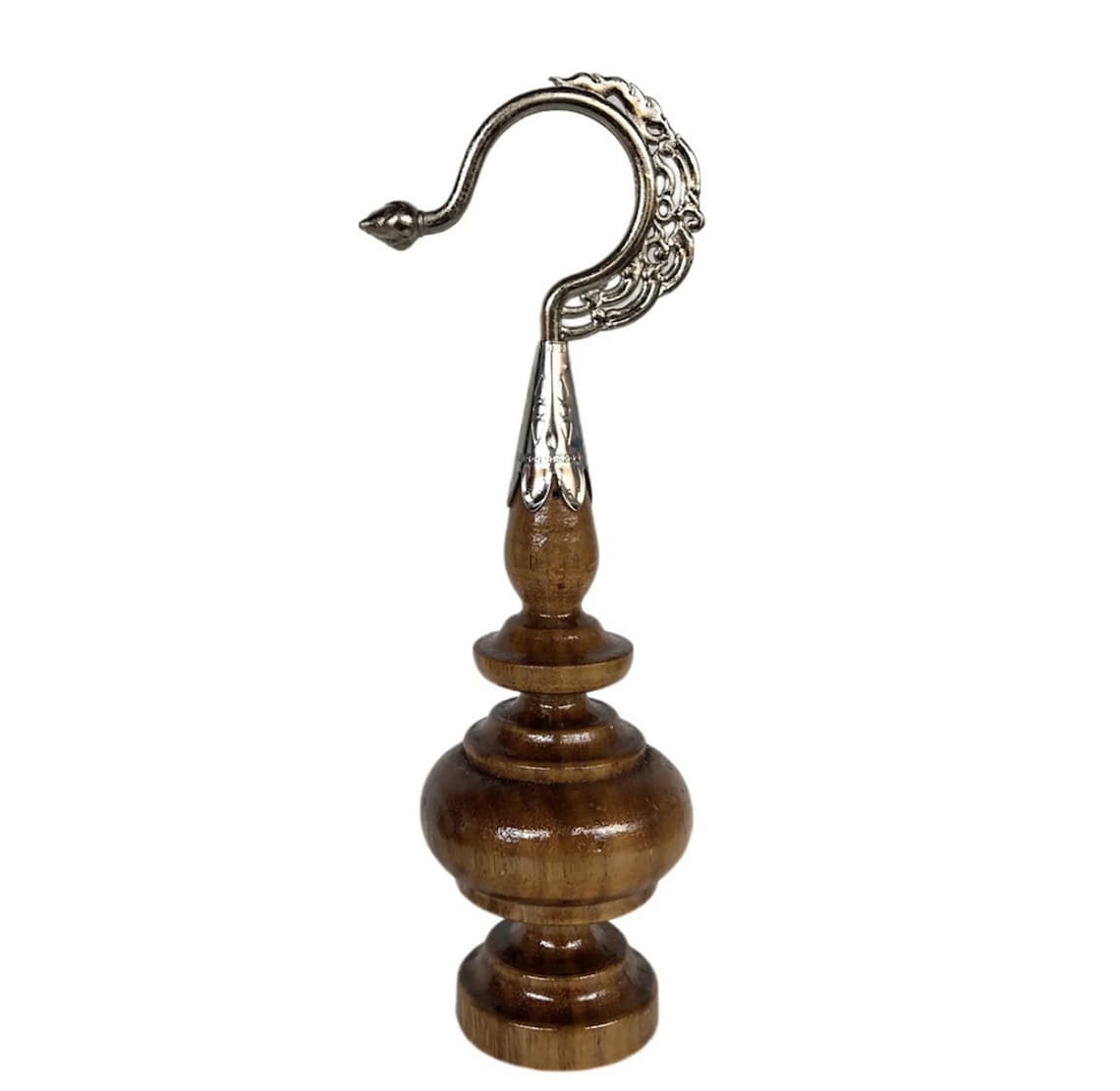 Image showcasing Bird Cage Hook Head Made From Wood Birdcage Head, Spigot Cage Set of 4 ...