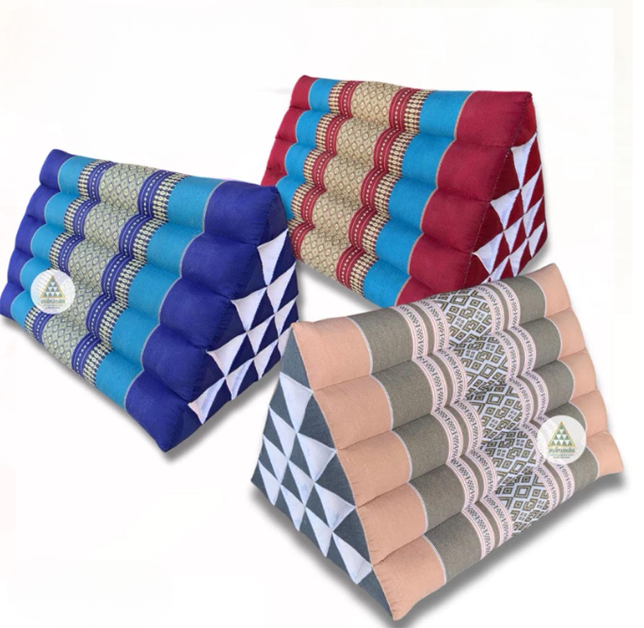 タイ製 三角まくら 折りたたみマット付き Begin Resort カポック 三角