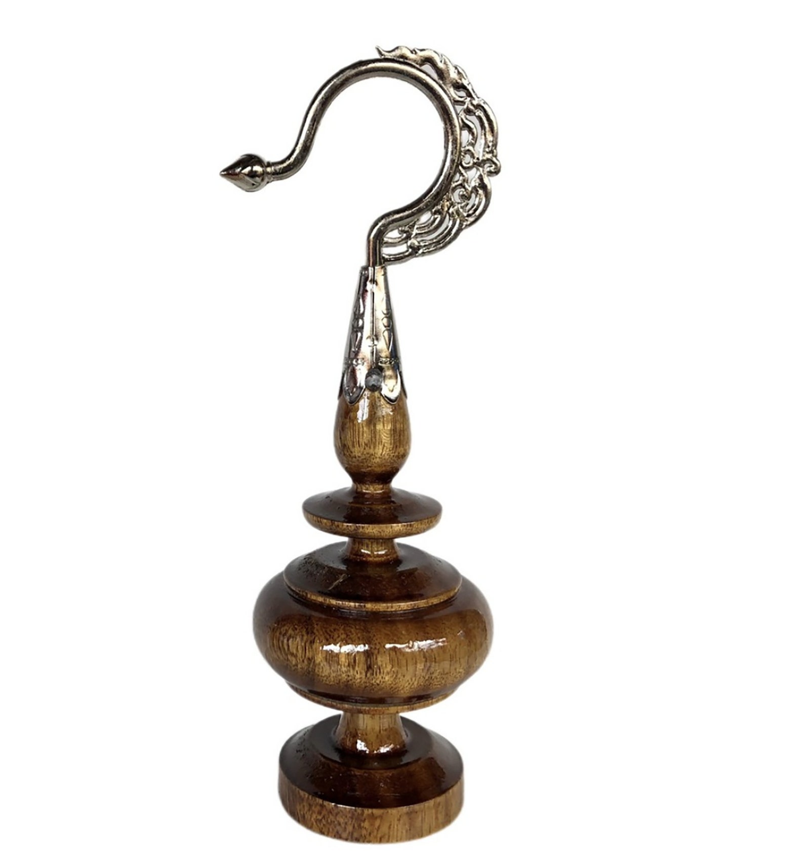 Picture of Bird Cage Hook Head Made From Wood Birdcage Head, Spigot Cage Set of 4 ...