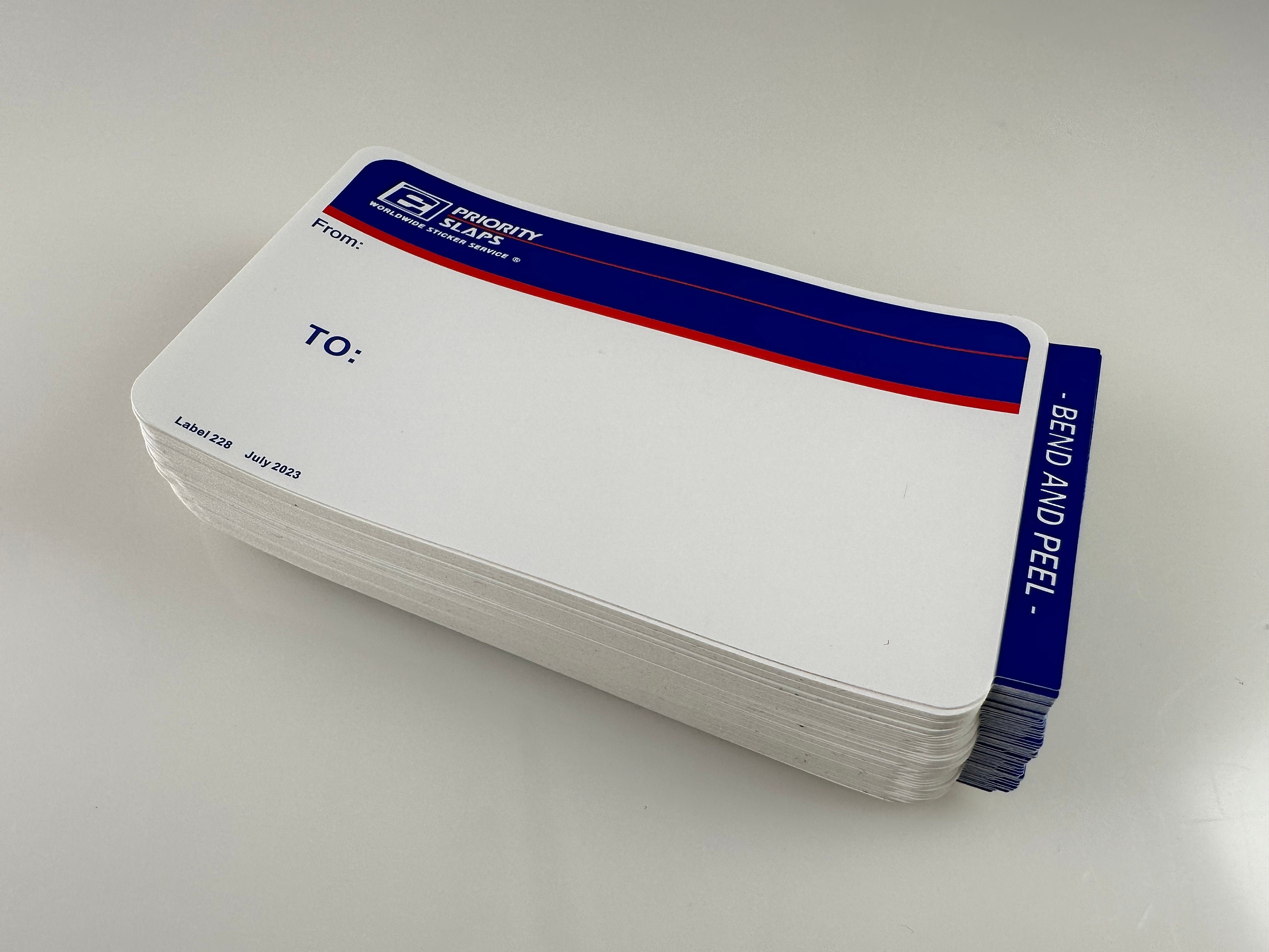 海外郵政ラベル 赤 ロール売り Usps 228 - Etsy 日本