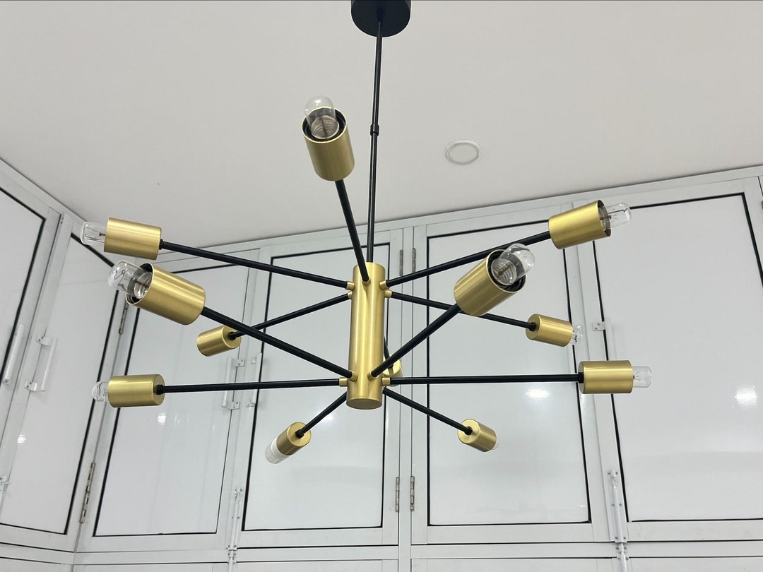 Sputnik Chandelier Beautiful 12 Arms Lights Handmade Modern Light ...