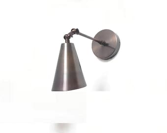 Wall Lamp Sconce Light Fixture Shade Cone Mid Century Wall Lights