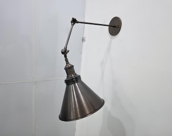 Mid Century Wall Sconce Light Fixture Brass Wall Lamp Bedroom Lights Flush Mount