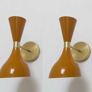 Set Of 2 Wall Sconce Mid Century 1950&#39;s Italian Stilnova Lamps Fixture Adjustable Wall Lamp Light Sconce for Home Décor