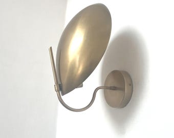 Wall Light Sconce Modern Wall Curved Shade Lamp Mid Century Lights Fixture Decorative