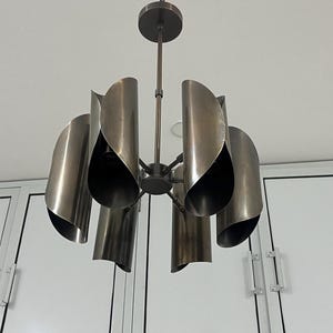 12 Lights Modern Ceiling Pendant Light Lamp antique patina sputnik Chandelier Handmade Light Fixture