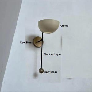 Handcrafted Crema Wall Sconce: Modern Stilnovo Style Vanity Light