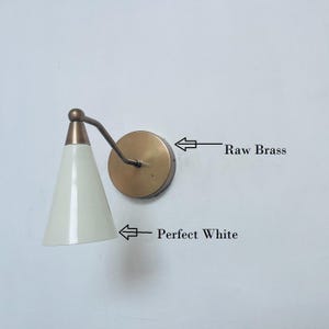 Wall Sconce Lamp , Bathroom Lamp Wall Light Fixture, Mid Century Shade Cone Wall Lights