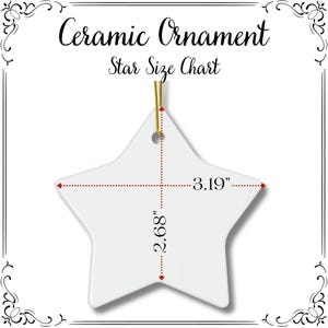 Ornamento in ceramica, decorazione personalizzata per albero di Natale con citazione sulla resilienza, regalo di Natale ispiratore, decorazione con nome personalizzato, ricordo unico immagine 11
