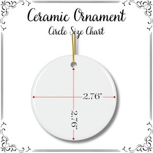 Ornamento in ceramica, decorazione personalizzata per albero di Natale con citazione sulla resilienza, regalo di Natale ispiratore, decorazione con nome personalizzato, ricordo unico immagine 9
