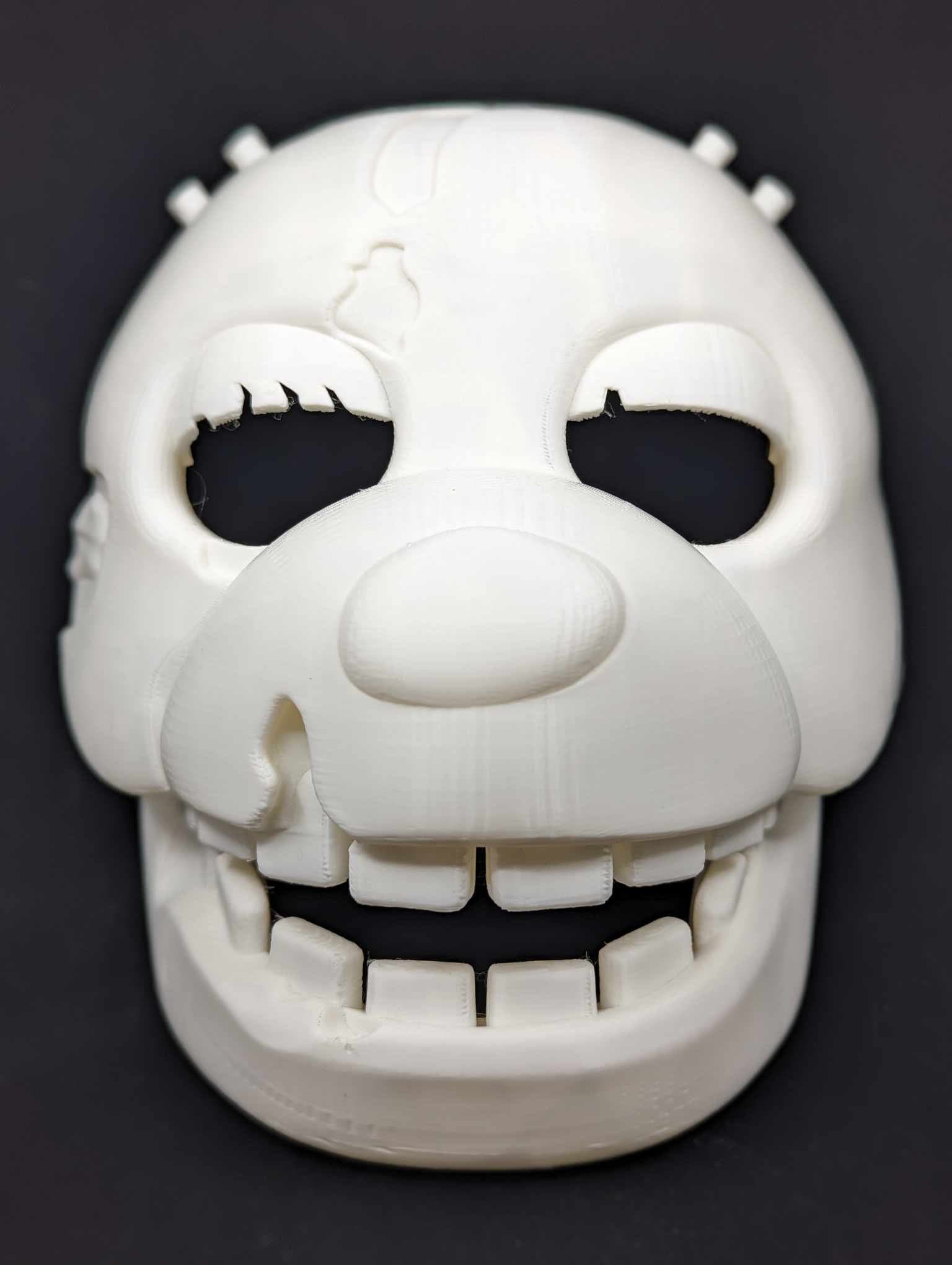 Spring Bonnie Mask DIY Kit, Yellow Rabbit FNAF Fan Art - Etsy UK
