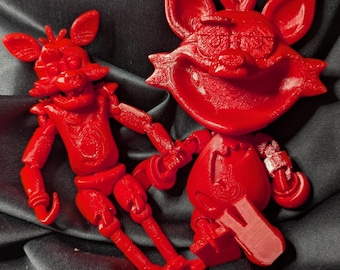 Foxy / Foxy Flexy / FNAF / Withered Foxy / Five Nights at Freddy's Fidget / Articulating Action Figure Sensory Toy /  FNAF collectible