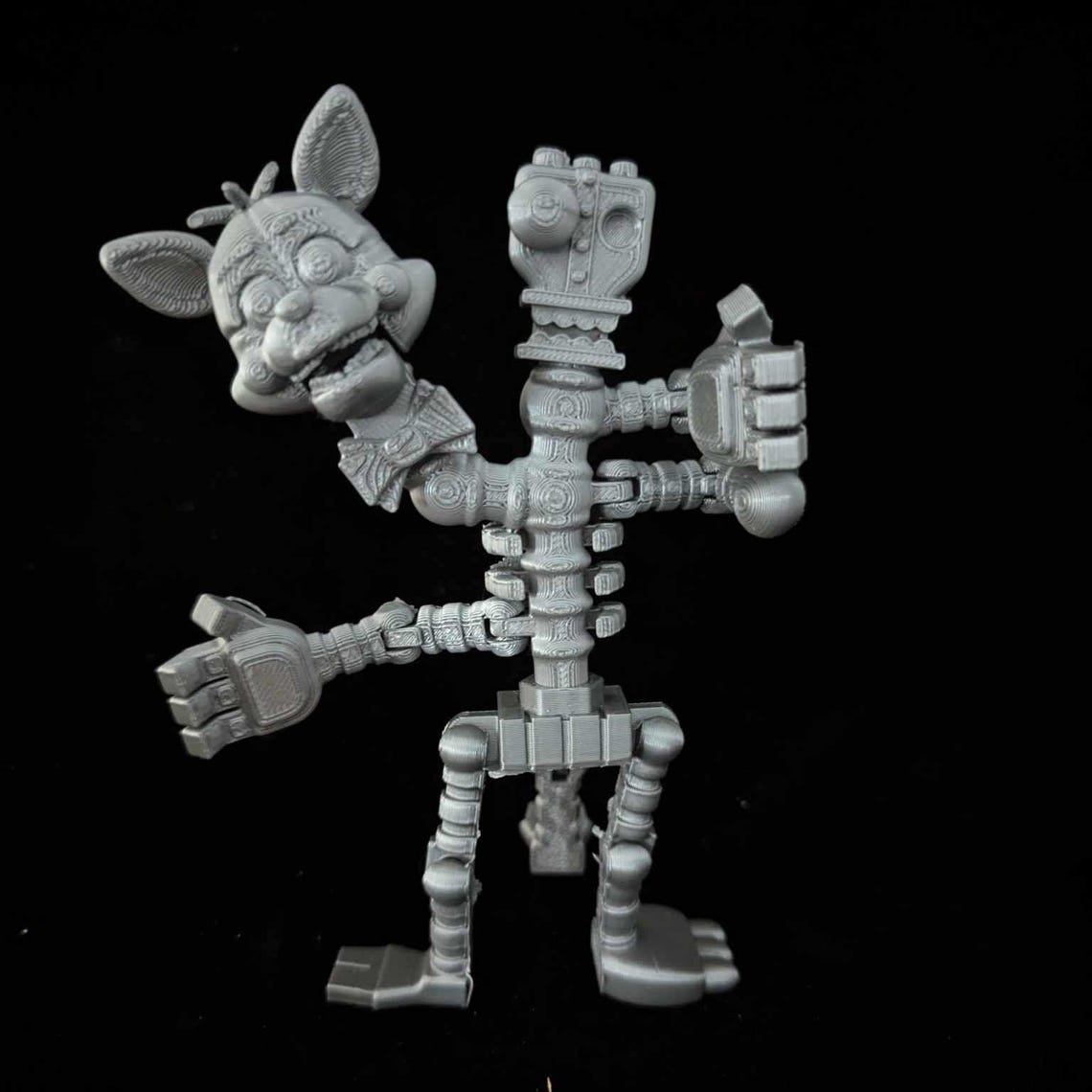 Mangle FNAF / Endo Skeleton Funtime Foxy / Adjustable Mouth / 3 Legs ...