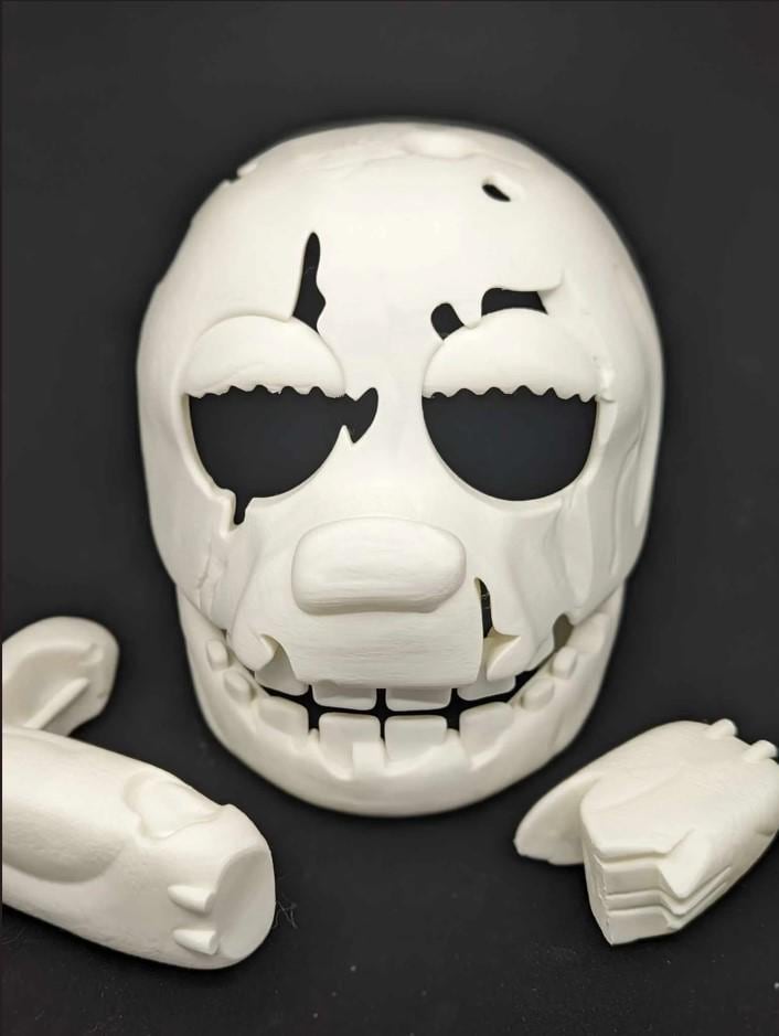 Spring Trap Mask Only Springtrap Mask (FNAF / Five Nights at Freddy’s) DIY KIT Fan-created ...