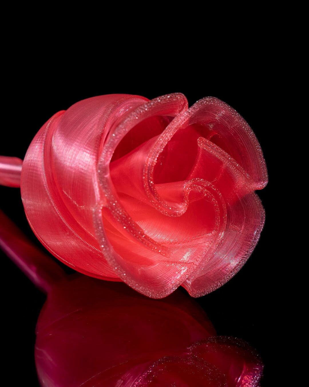 Twisted Rose 3D Printed Roses hand Made Flowers Valentine's Day, Mother ...