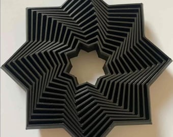 Fractal Fidget Toys | 3D Printed | Sensory | ASMR | Desk Toy | Tornado Sensory Fidget | Pin Toy Stim Custom 3D Printed Toy For Adult