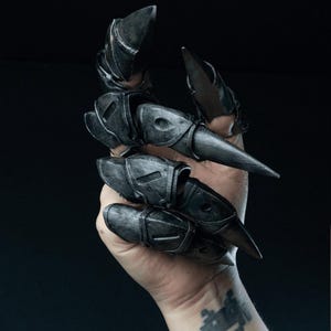 Steampunk Claws / Cosplay Finger Claws /  Plastic Claws | Finger Claws / Slip-on Finger Claws / Claw cosplay / Finger Armor / Cosplay Armor