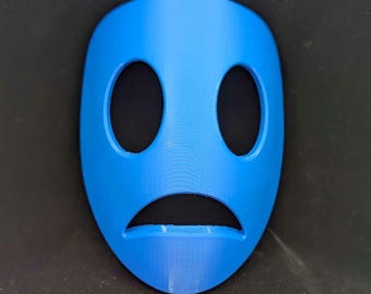 Expression Masks (Frown Expression) 3D Printed / Twitch / Youtube / Tiktok / Streaming Platforms (FAN Created products)