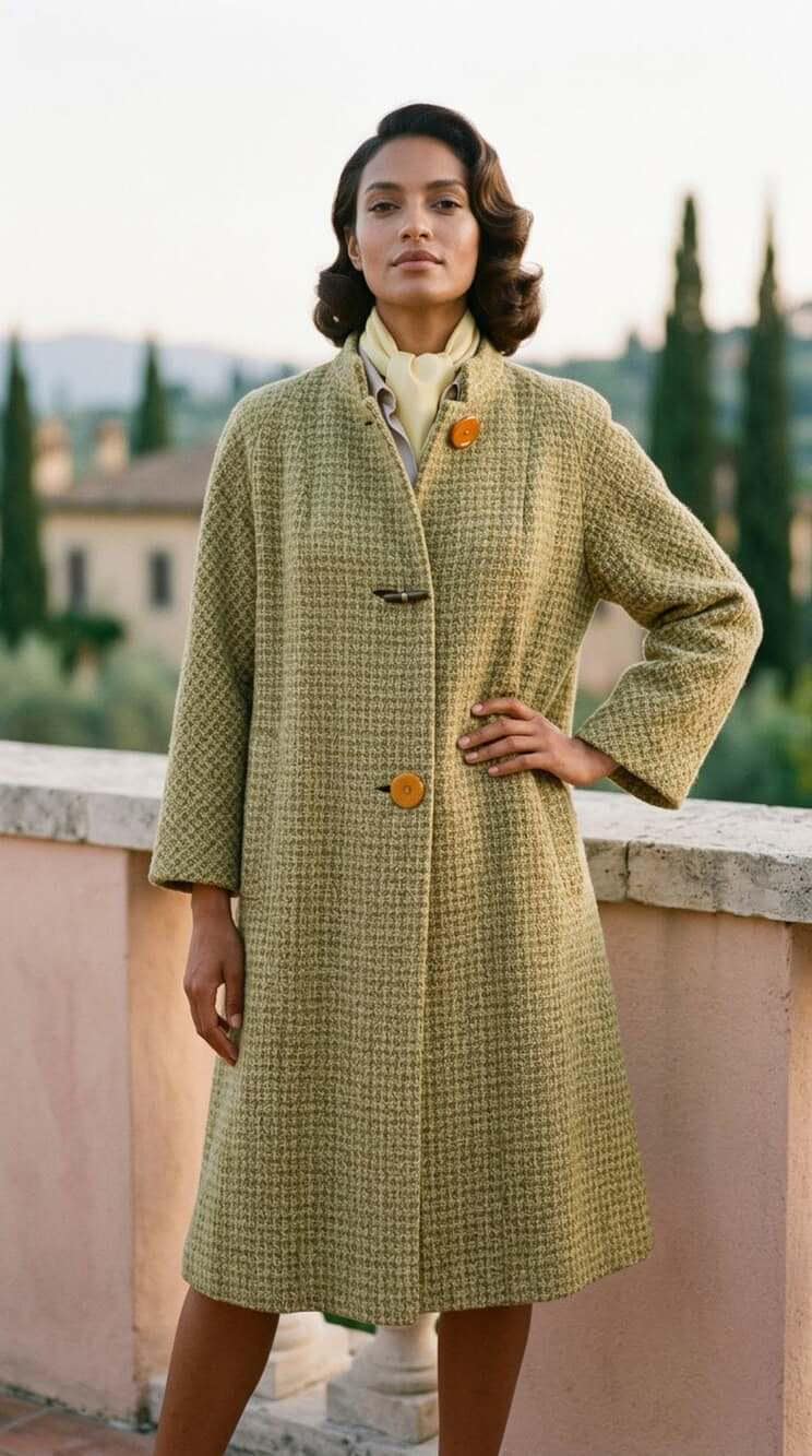 Vintage Tweed Coat - Etsy