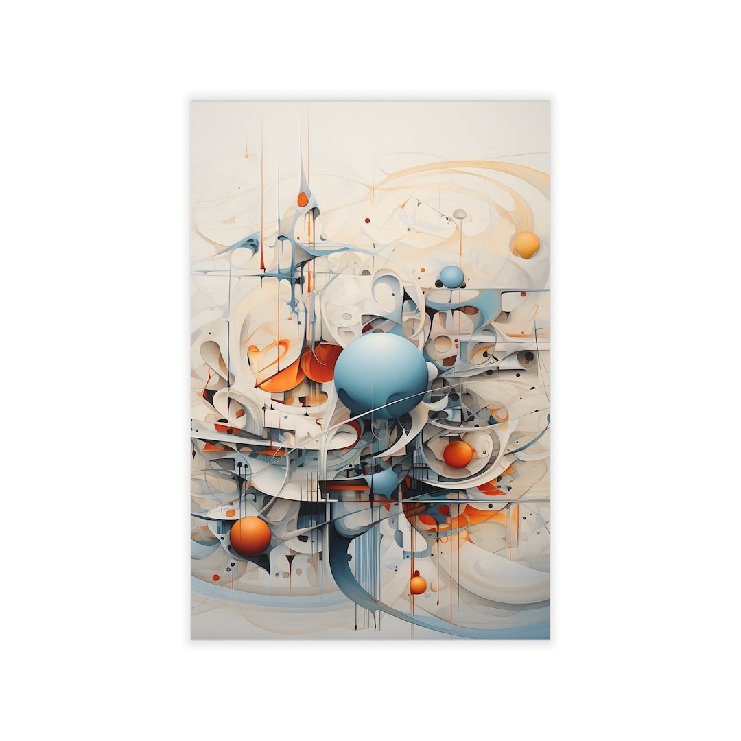 Illustration of Abstract Art Wall Decals For Luxurious Decor