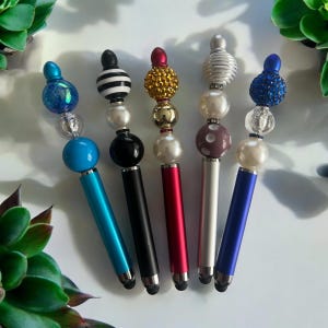 2-in-1 Stylus Pen – Smooth Writing Ballpoint Pen & Touchscreen Stylus, Stylish Gift for Professionals and Students
